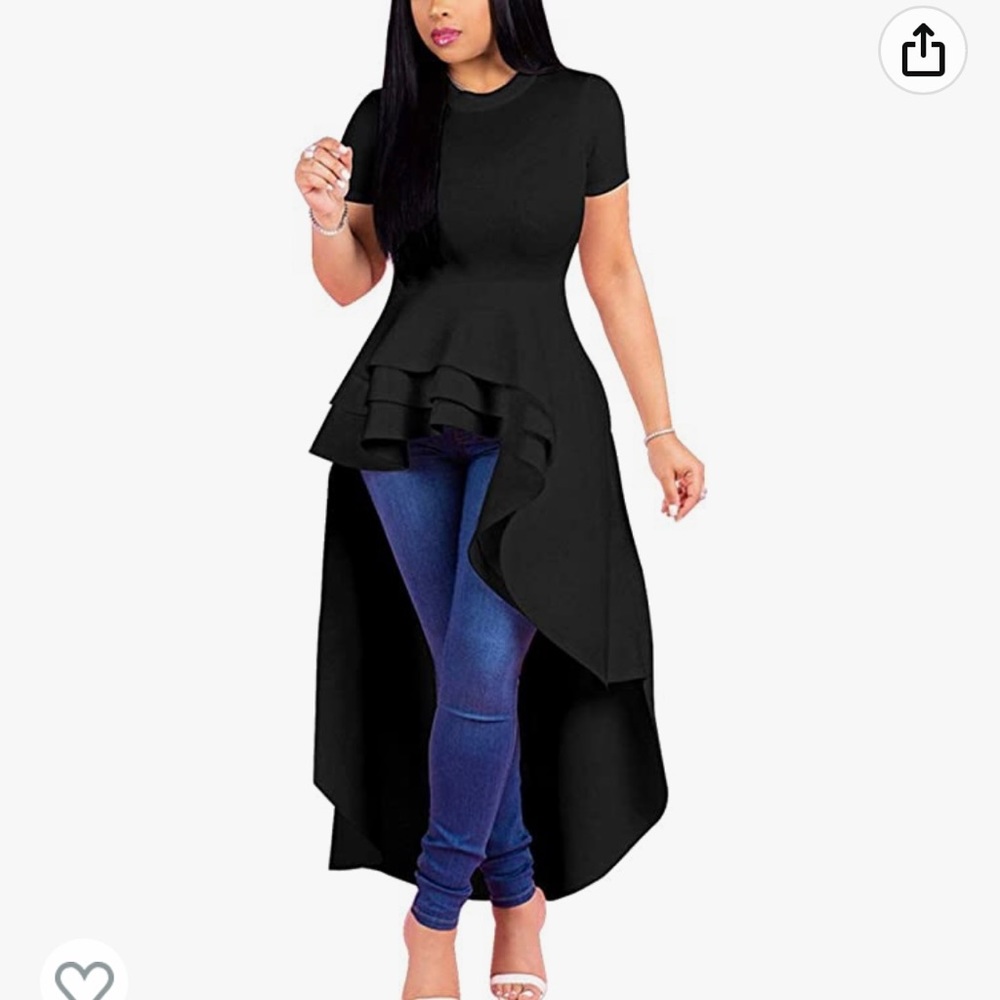 High Low Ruched Tunic